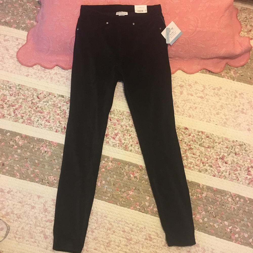 NWT corduroy Leggings Croft & barrow small